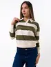 Chompa con Cuello Beige Mujer Calidez y estilo para días frescos